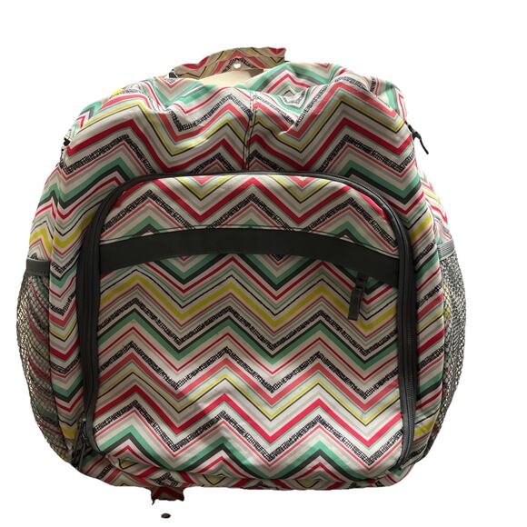 THIRTY-ONE PARTY PUNCH SLING BAG CAMERA / LAPTOP / DIAPER BACKPACK - Picture 1 of 4